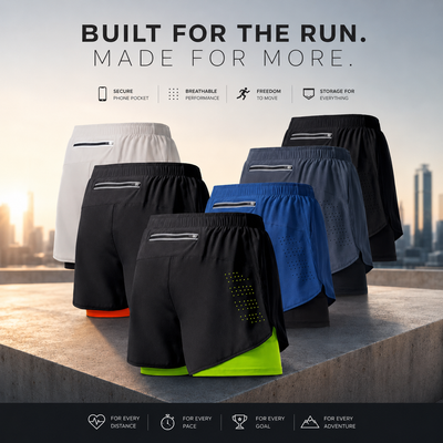 AVERO 2-in-1 Running Shorts