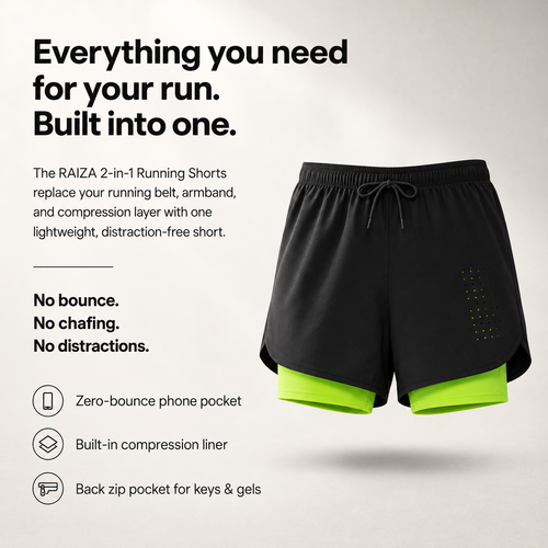 AVERO 2-in-1 Running Shorts