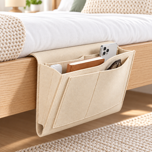 5 Pockets Felt Bedside Storage Organizer