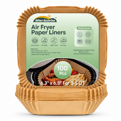 Air Fryer Paper Liners, 100Pcs Parchment Paper