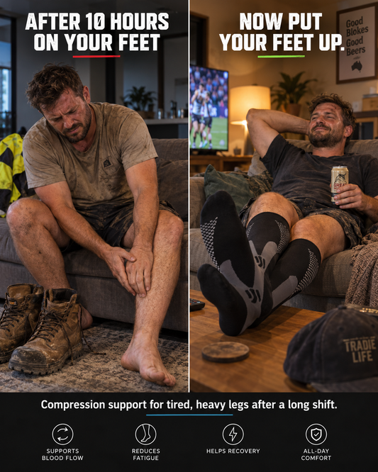 The Working Man Leg Relief Socks by Avero