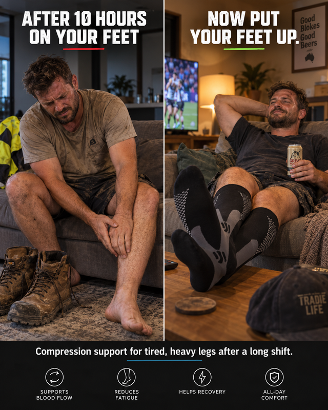The Working Man Leg Relief Socks by Avero