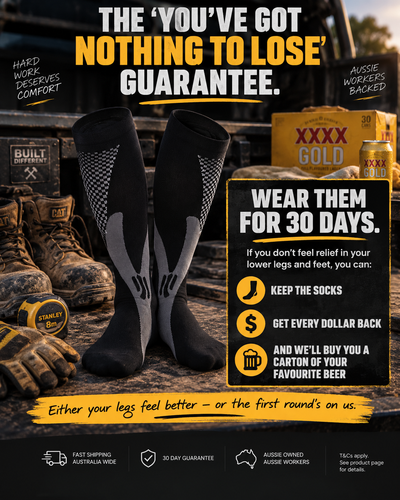 The Working Man Leg Relief Socks by Avero