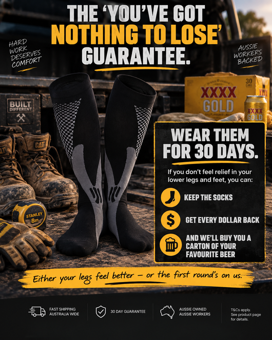 The Working Man Leg Relief Socks by Avero
