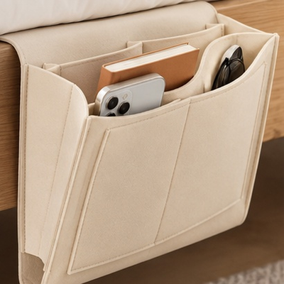5 Pockets Felt Bedside Storage Organizer